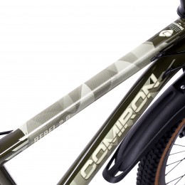 Велосипед 24" COMIRON REBEL GT2421 MLHF (2025), жесткая вилка, милитари хаки
