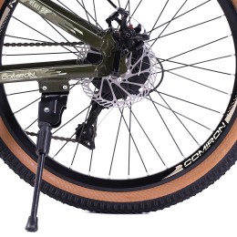 Велосипед 24" COMIRON REBEL GT2421 MLHF (2025), жесткая вилка, милитари хаки
