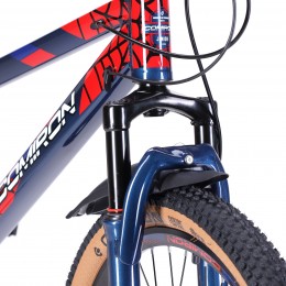 Велосипед 24" COMIRON REBEL GT2421 SPM (2024), сине-красный