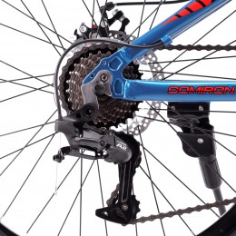 Велосипед 24" COMIRON REBEL GT2421 SPM (2024), сине-красный