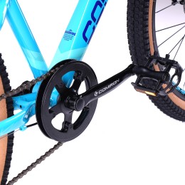 Велосипед 24" COMIRON SMART 2407 BHF (2025) жесткая вилка, голубой/синий