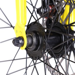 Велосипед 24" COMIRON SMART 2407 YHF (2025) жесткая вилка, желтый/черный