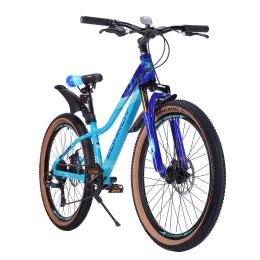 Велосипед 24" COMIRON SMART GT2407L B (2025), синий/голубой