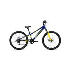 Велосипед 24" Forward Rise 2.0 disc, темно синий/желтый (2020)