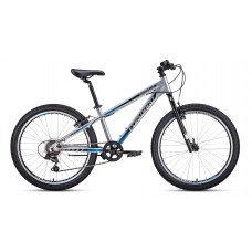 Велосипед 24" Forward Twister 1.0, 2020, цвет серый/черный, размер 13"
