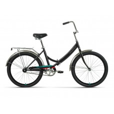 Велосипед 24" FORWARD VALENCIA 1.0 черный/красный (2022)