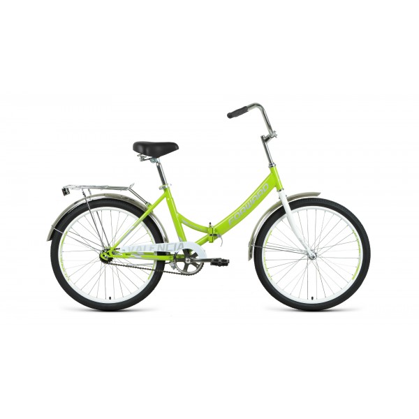 Велосипед 24" FORWARD VALENCIA 1.0 зеленый/серый (2022)