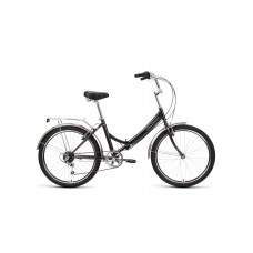 Велосипед 24" FORWARD VALENCIA 24 2.0 (2022) черный/оранжевый