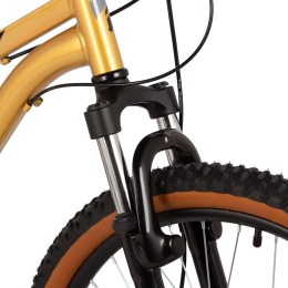 Велосипед 24" FOXX CAIMAN JR (2025), золотой