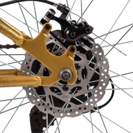 Велосипед 24" FOXX CAIMAN JR (2025), золотой