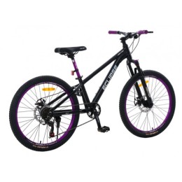 Велосипед 24" Haevner ECLIPSE 2025 Deep Black Pearl, черный перламутр