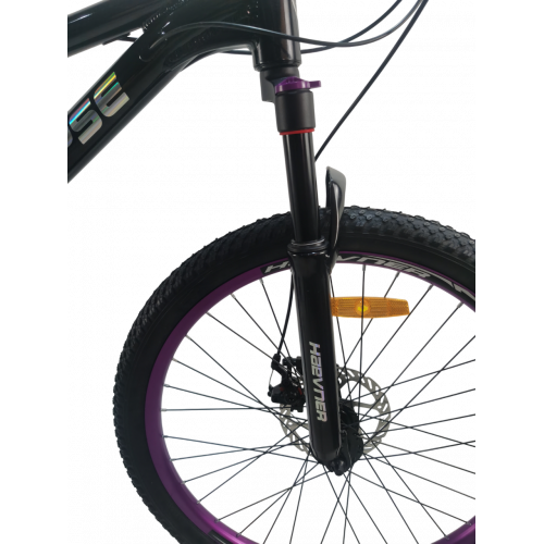 Велосипед 24" Haevner ECLIPSE 2025 Deep Black Pearl, черный перламутр