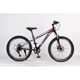 Велосипед 24" Krypton Hyperion KH10DB24, синий/белый/красный