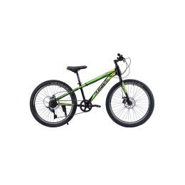 Велосипед 24" Krypton Hyperion ригид KH10BGY24HF, черный/зеленый