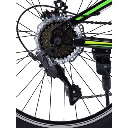 Велосипед 24" Krypton Hyperion ригид KH10BGY24HF, черный/зеленый