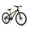 Велосипед 24" Krypton Hyperion ригид KH10BGY24HF, черный/зеленый