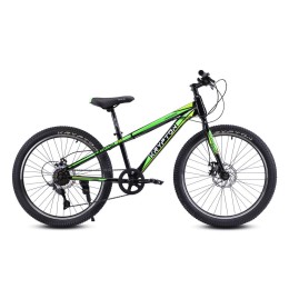 Велосипед 24" Krypton Hyperion ригид KH10BGY24HF, черный/зеленый