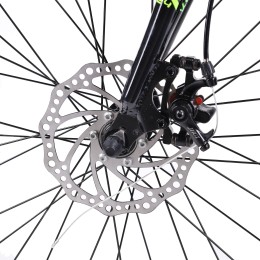 Велосипед 24" Krypton Hyperion ригид KH10BGY24HF, черный/зеленый