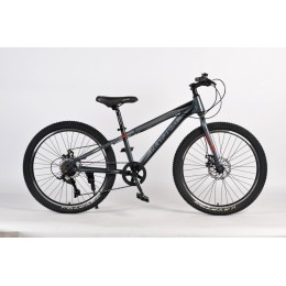 Велосипед 24" Krypton Hyperion ригид KH10BR24HF, чёрный/серый