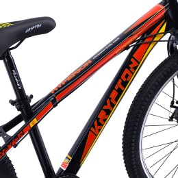 Велосипед 24" Krypton Hyperion ригид KH10RBL24HF, черный/красный/желтый