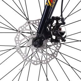 Велосипед 24" Krypton Hyperion ригид KH10RBL24HF, черный/красный/желтый