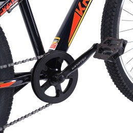 Велосипед 24" Krypton Hyperion ригид KH10RBL24HF, черный/красный/желтый