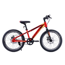 Велосипед 24" Krypton Hyperion ригид KH10RBL24HF, красный/черный/желтый