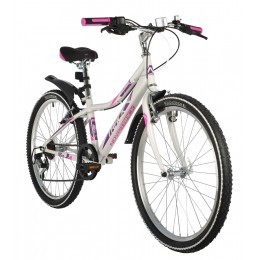 Велосипед 24" Novatrack Alice белый