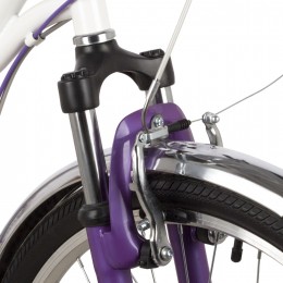 Велосипед 24" Novatrack Buterfly бело-фиолетовый
