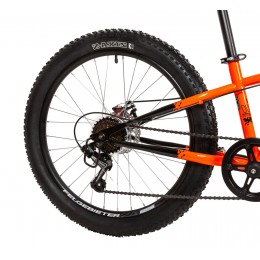 Велосипед 24" NOVATRACK DOZER STD, оранжевый (рама сталь)