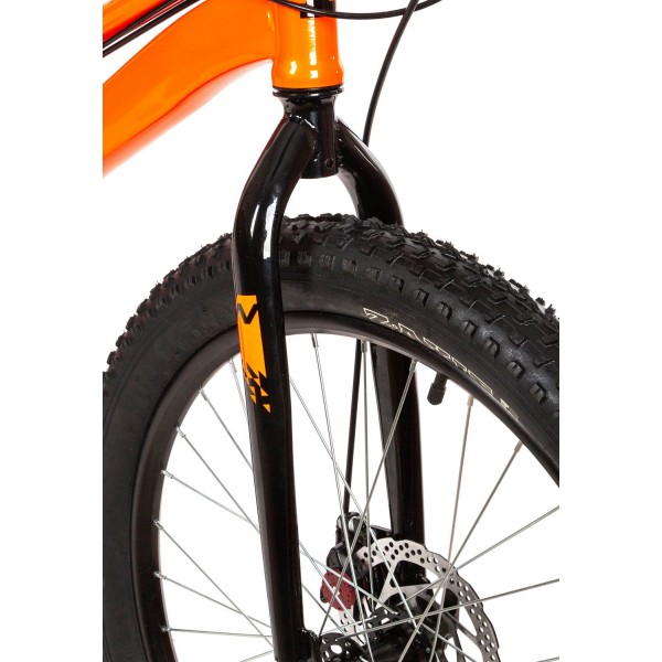 Велосипед 24" NOVATRACK DOZER STD, оранжевый (рама сталь)