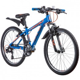 Велосипед 24" Novatrack Extreme алюминий, синий (2019)