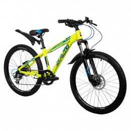 Велосипед 24" Novatrack Extreme HD Alu салатовый