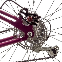 Велосипед 24" NOVATRACK JENNY PRO D, вишневый