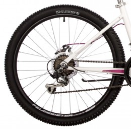 Велосипед 24" NOVATRACK JENNY PRO сталь (2023), белый (Disc)