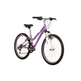 Велосипед 24" NOVATRACK JENNY PRO сталь (2023), фиолетовый (V-Brake)