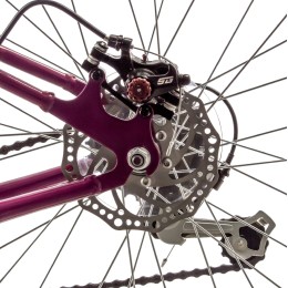 Велосипед 24" NOVATRACK JENNY сталь, фиолетовый
