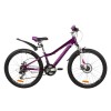 Велосипед 24" NOVATRACK NOVARA, фиолетовый