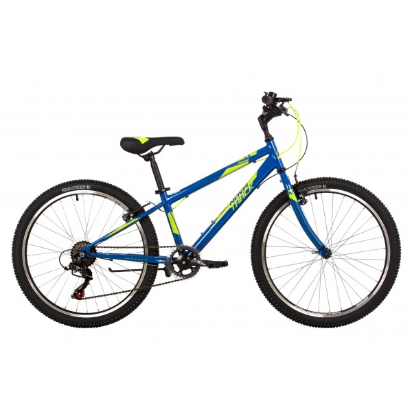Велосипед 24" NOVATRACK RACER, сине-зеленый (2023)