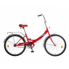 Велосипед 24" Novatrack TG, 2017, 1ск., цвет красный