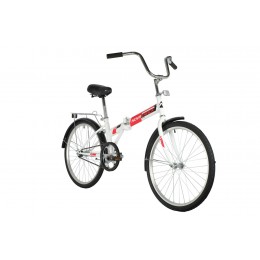 Велосипед 24" Novatrack TG-24, белый/красный
