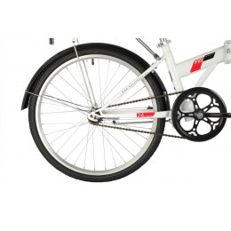 Велосипед 24" Novatrack TG-24, белый/красный