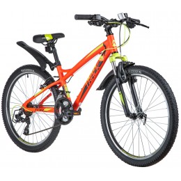 Велосипед 24" NOVATRACK TORNADO, красный