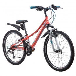 Велосипед 24" Novatrack Valiant (2019) коралловый