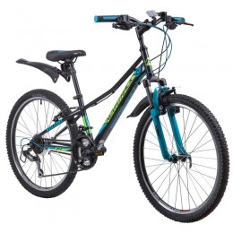 Велосипед 24" Novatrack Valiant (2021) черный