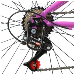 Велосипед 24" Progress Ingrid low, фиолетовый/белый