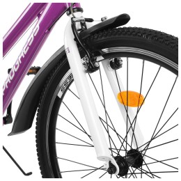 Велосипед 24" Progress Ingrid low, фиолетовый/белый