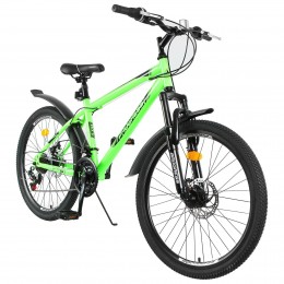 Велосипед 24" Progress модель Stoner Disc RUS, зеленый