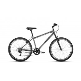 Велосипед 26" Altair MTB HT 1.0 темно серый/черный (2021)