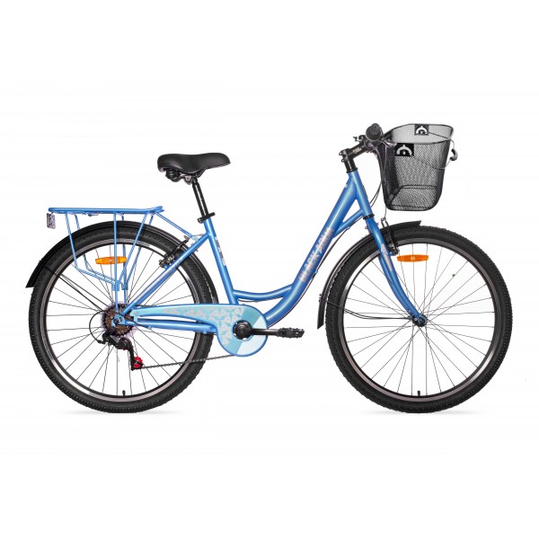Велосипед 26" BLACK AQUA CITY 1621 V (2021) голубой